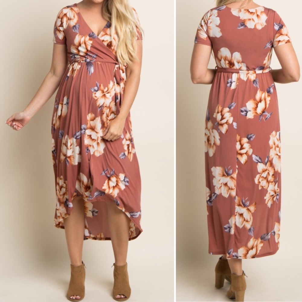 Pinkblush•Floral Maternity Dress•Size L